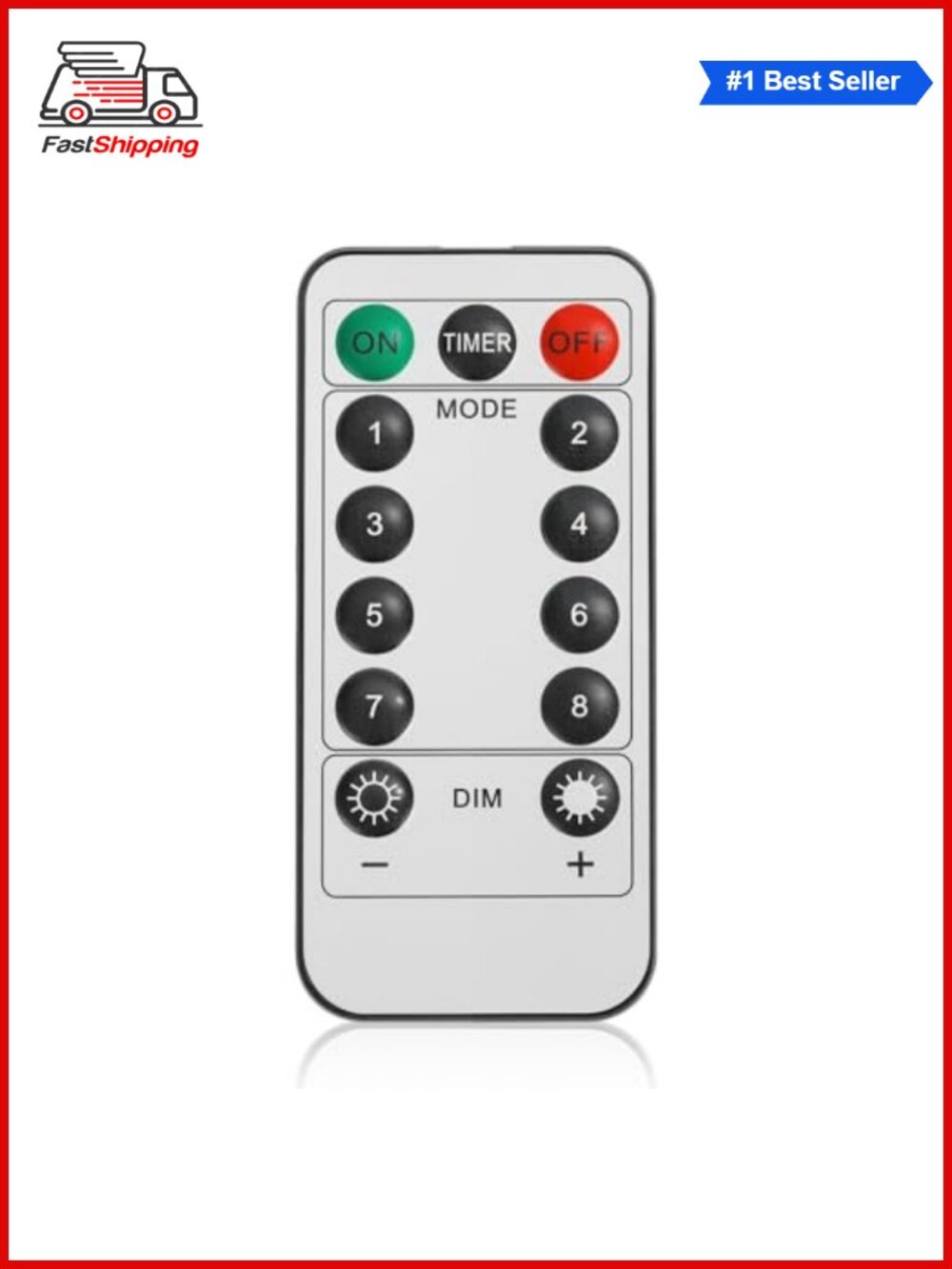🎅 LED Strip Light Remote Control 13 Key 8 Lighting Modes 6-Hour Timer USB